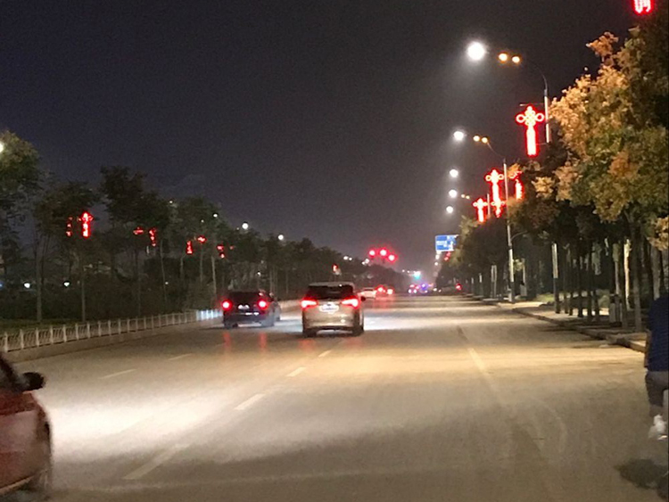 菏澤市鄆城縣水滸路、金河路照明改造